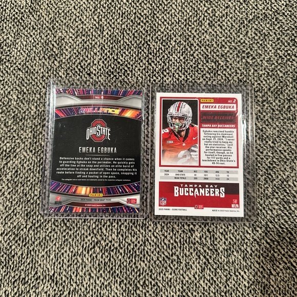 Ohio State Emeka Egbuka Rookie Lot (3) - Picture 4 of 4